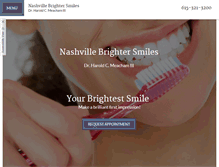 Tablet Screenshot of nashvillebrightersmiles.com